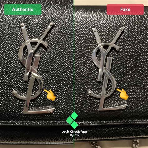 fake ysl keychain|real ysl logo.